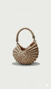 Ariel caramel mermaid seashell bag