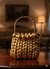 Yellow Metallic Chunky Bag