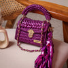 Premium Metallic Violet marshmallow Bag