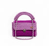Multi purple premium cotton clutch