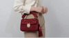 Premium Metallic Ruby Crossbody Bag