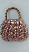 Rose gold metallic chunky bag