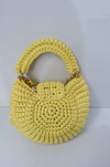 metallic yellow oreo bag