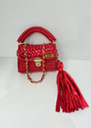 bright red premium metallic marshmallow bag