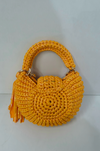 orange metallic oreo bag