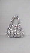 Silver Chunky Metallic Bag