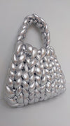 Silver Chunky Metallic Bag