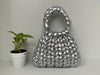 Silver Chunky Metallic Bag