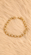 short metal pearl chain