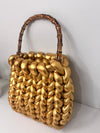 Yellow Metallic Chunky Bag