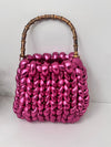 Pink Metallic Chunky Bag