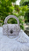 White Premium Metallic marshmallow Bag