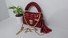 Premium Metallic Ruby marshmallow Bag