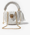 white cotton oreo bag