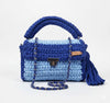 Multi blue premium cotton clutch